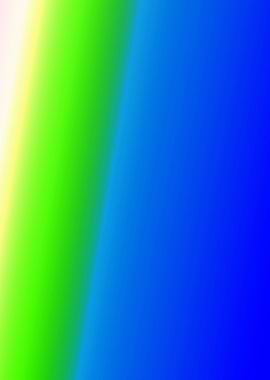 BLUE GREEN YELLOW ABSTRACT