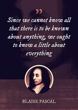 Since we cannot know all