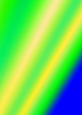 BLUE GREEN ORANGE ABSTRACT