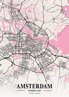 Amsterdam Neapolitan Map