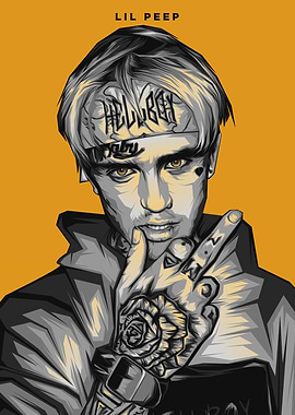 Lil Peep PopArt Rapper