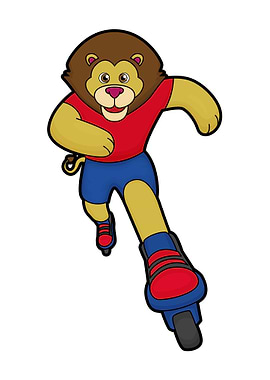 Lion Inline skater