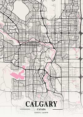 Calgary Neapolitan Map
