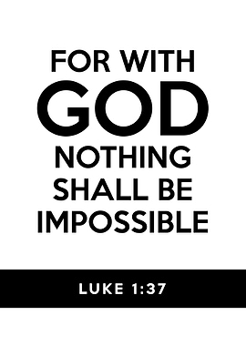 Luke 1 37