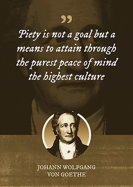 Piety is not a goal but a