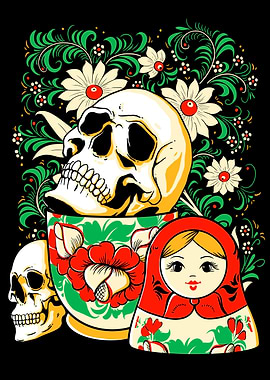 Skull matryoshka