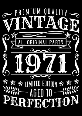 Vintage Birthday 1971