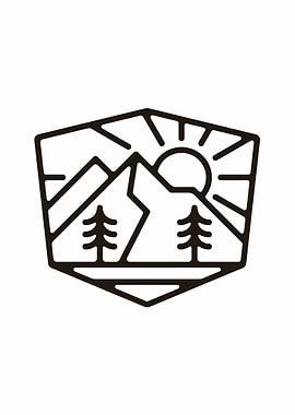 Sunrise and Mountain