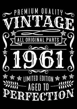 Birthday Vintage 1961