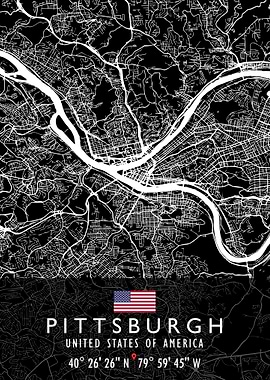 PITTSBURGH MAP USA