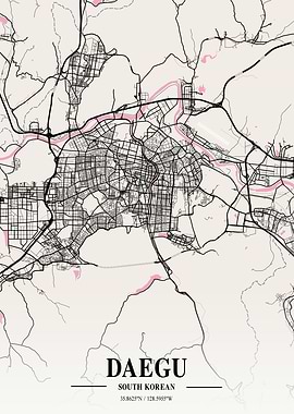 Daegu Neapolitan Map