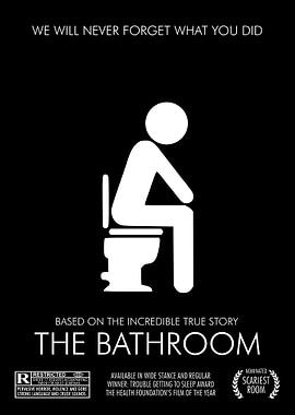 BATHROOM HORROR MOVIE BLK