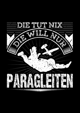 Paragleiten Geschenk Frau