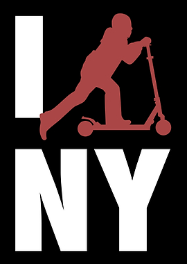 I Ride New York Scooter Ne