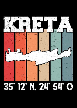 Crete Coordinates Greece