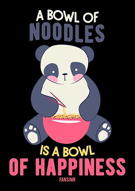 Panda bear noodles asia ch