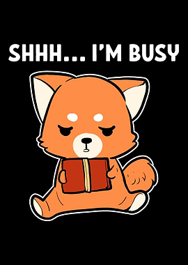 Shh Busy Bookworm or Read