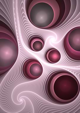 Plastic Fractal Red 1