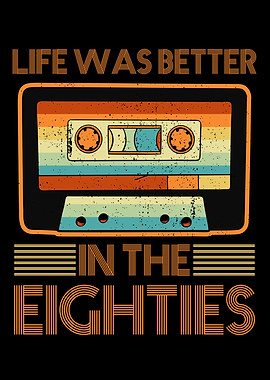 80s Cassette Retro
