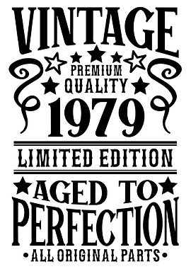 Vintage Birthday 1979