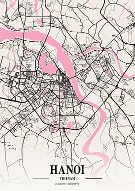 Hanoi Neapolitan Map