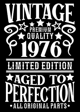 Vintage Birthday 1976