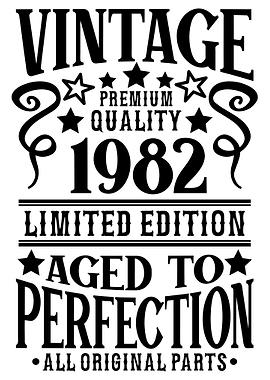 Vintage Birthday 1982