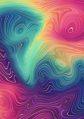 Rainbow Strata Texture 15