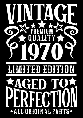 Vintage Birthday 1970