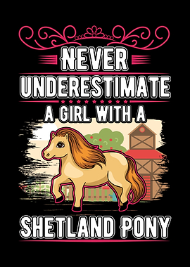 Shetland Pony Girl Shetty