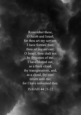 Isaiah 44 21 22