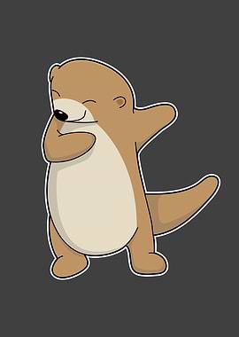 Otter Dabbing Marten Dab