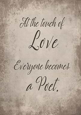 At the touch of love