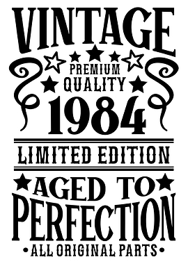 Vintage Birthday 1984