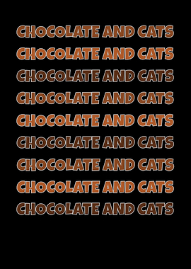 Chocolate Cats Simple Text