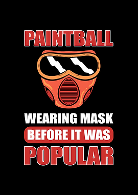 Paintball wearing masks