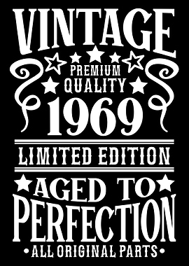 Vintage Birthday 1969