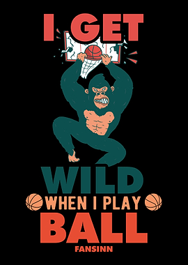 Gorilla basketball monkey