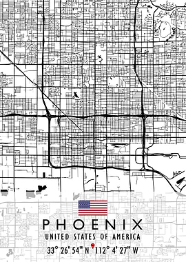 PHOENIX MAP USA