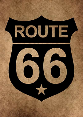 Route 66 Retro Vintage