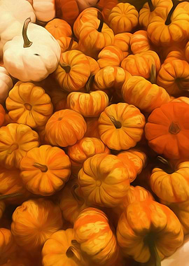 Tiny Pumpkin Pile