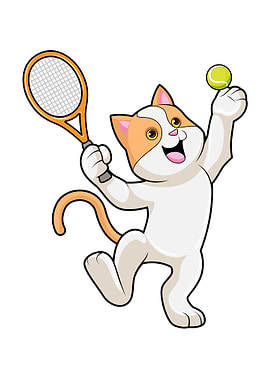 Cat Tennis Tennis racket