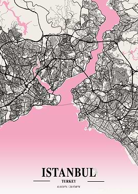 Istanbul Neapolitan Map