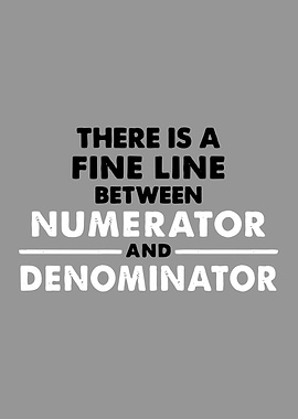 numerator and denominator