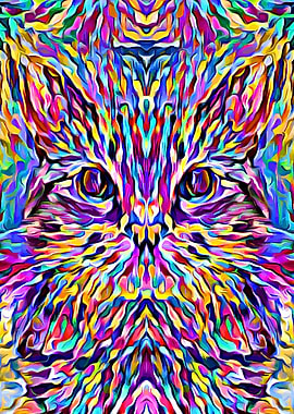 Cat Colorful
