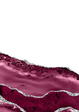 Burgundy Silver Agate 10