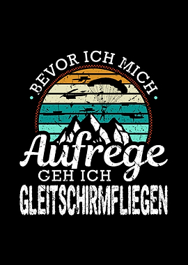 Berge Paragleiter Geschenk