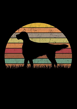 English Setter Retro