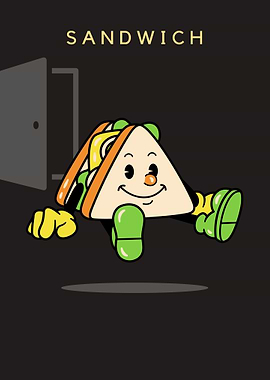 Sandwich Show Cartoon