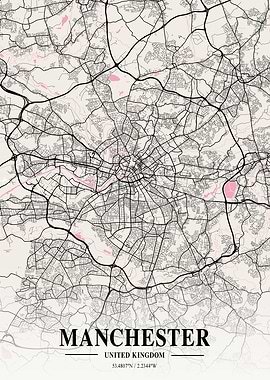 Manchester Neapolitan Map